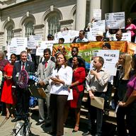Melissa Mark-Viverito at City Hall on August 17, 2011.